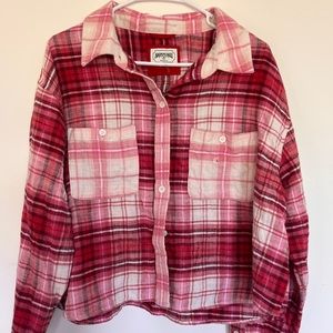 AE Cropped flannel•Large